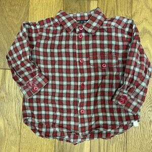 Marcel et Leon button down long sleeve shirt